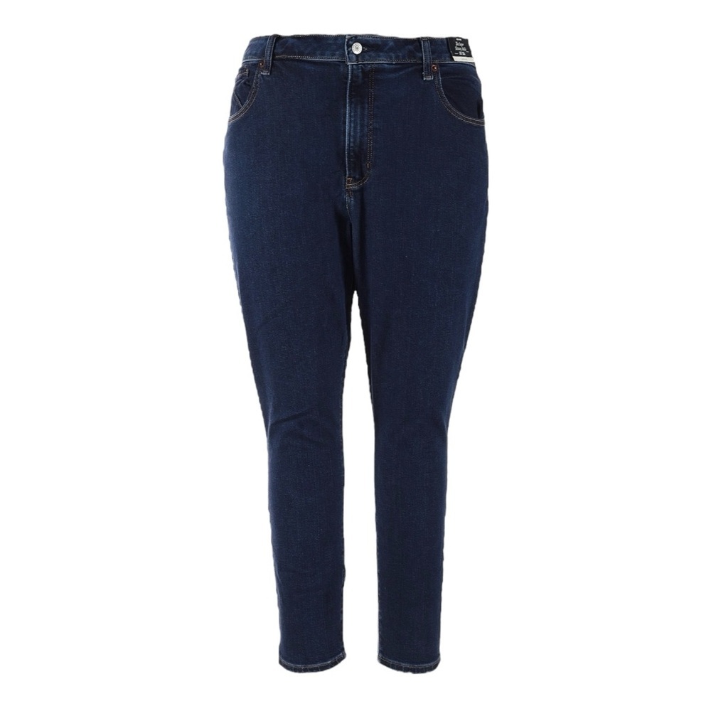 Abercrombie Super Skinny Jeans 33S NWT Dark Blue Wash Ankle High Rise Curvy Love